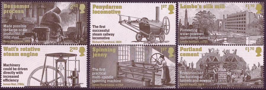 (image for) SG4555 / 60 2021 Industrial Revolutions unmounted mint set of 6 - Click Image to Close